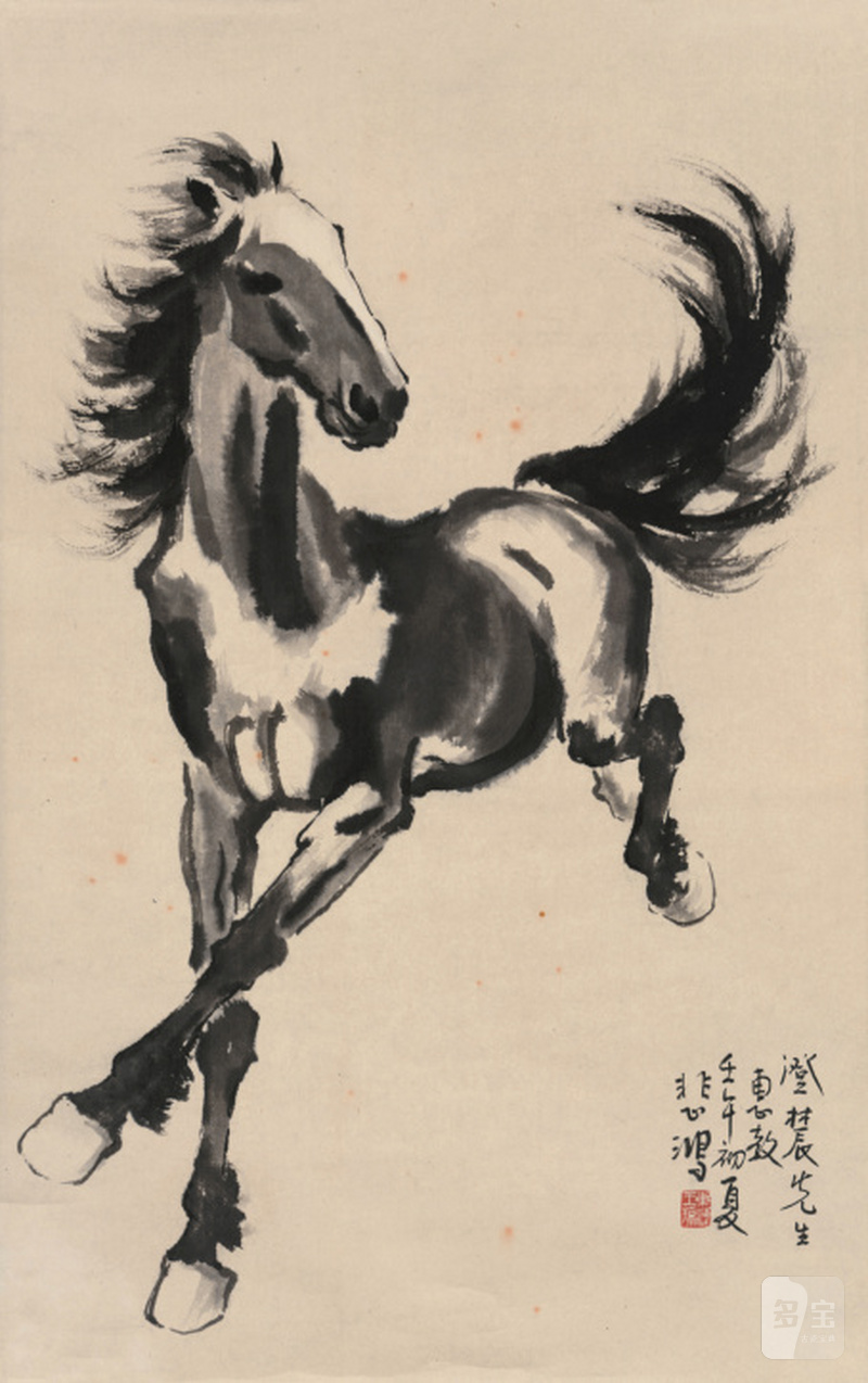 徐悲鸿 1895-1953 奔马